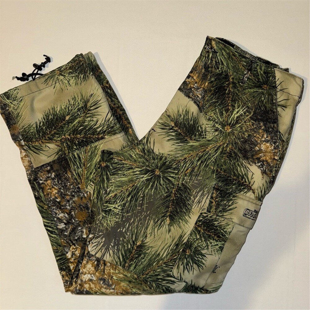 WFS Element Gear‎ Ridge Ghost Cargo Pants Men's Size S Green Camo Hunting